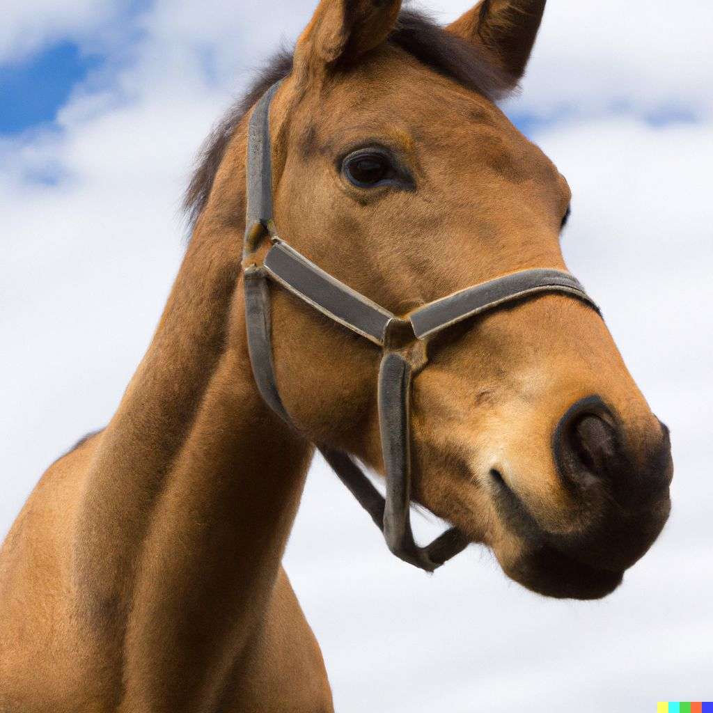 a horse, photograph taken by Terry Richardson